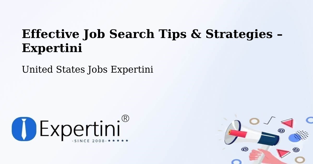 Job Search Tips & Strategies for Job Seekers – Shields - Shields, United States Jobs Expertini